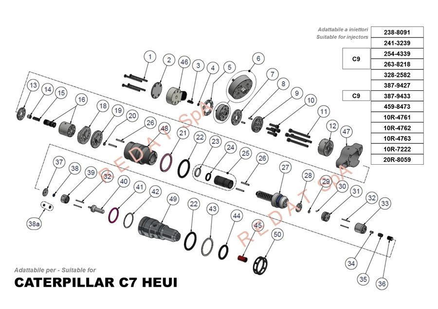 CATERPILLAR C7 HEUI